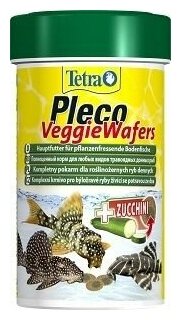 Корм для рыб TetraPleco Veggie Wafers 100мл - фотография № 2