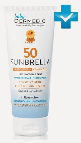 Изображение товара Солнцезащитное молочко для детей и младенцев Dermedic SPF 50+,100 мл