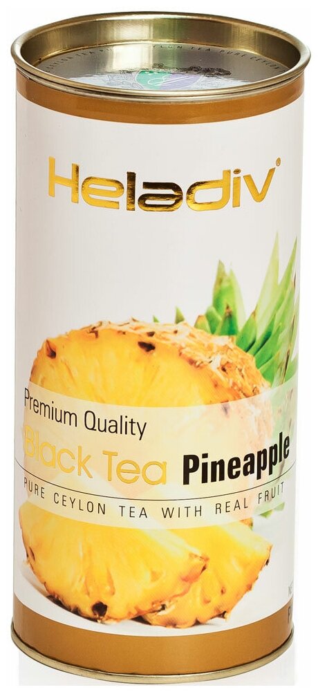 Чай черный Heladiv Premium Quality Black Tea Pineapple, 100 г - фотография № 12