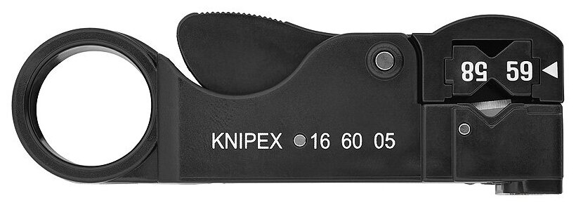 Инструмент для удаления изоляции с коаксиальных кабелей KNIPEX KN-166005SB