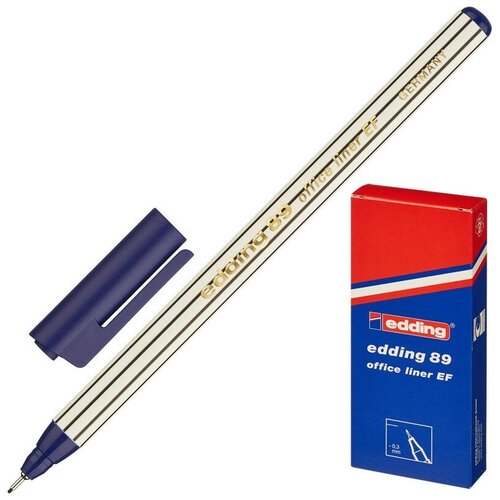 Капиллярная ручка "Офис лайнер", 0,3 мм, EF, синий