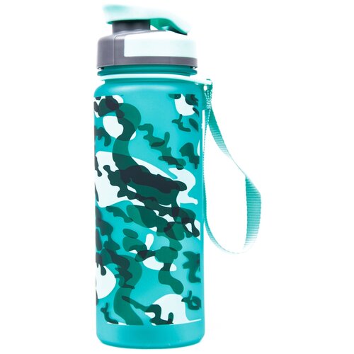 Бутылка для воды камуфляжная бирюзовая 650мл бутылка для воды sigg dream blush 650мл 8648 20