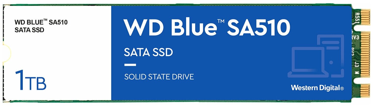 SSD накопитель Western Digital WDS100T3B0B