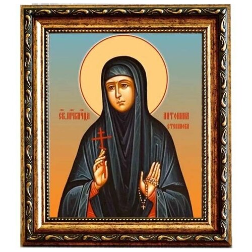 Антонина Степанова Преподобномученица, монахиня. Икона на холсте. гермогена кадомцева преподобномученица монахиня икона на холсте