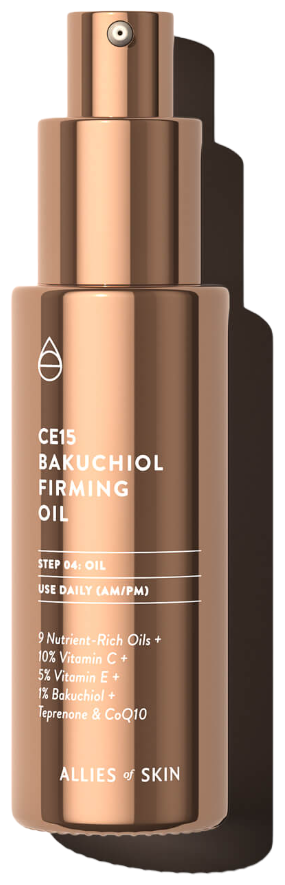 Allies of Skin Укрепляющее масло с витаминами С, E и бакучиолом CE15 Bakuchiol Firming Oil