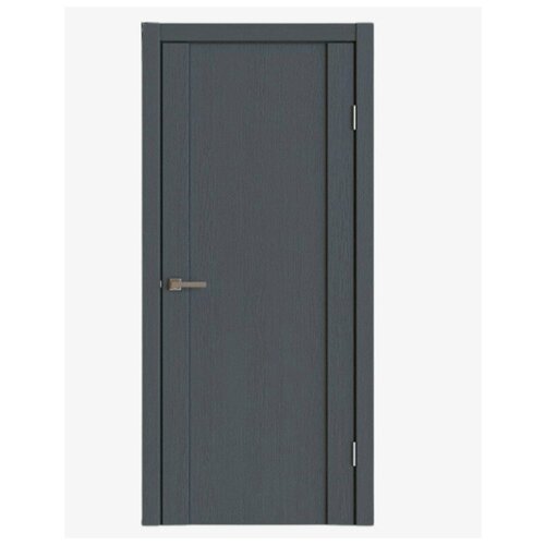 Межкомнатная дверь DAIVA casa, цвет Дуб моренго, 2000х600 мм, Bolivar (комплект: полотно, коробка, наличник)