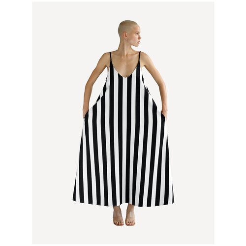 Сарафан ZNWR женский Bridget (S, Черный/Белый)