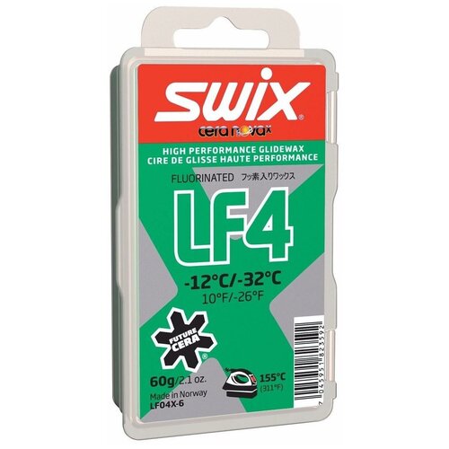 Мазь скольжения Swix, -12C/-32C, 60 г мазь скольжения swix bio racing цвет синий 60 г