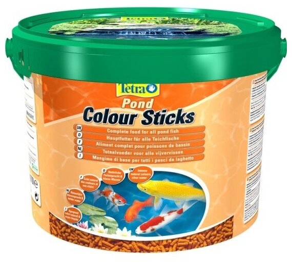 Специальный корм Tetra Pond Colour Sticks 10L