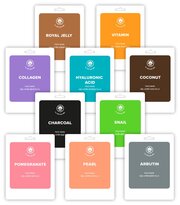 NAME SKIN CARE Тканевые маски для лица в ассортименте 10 штук , Корея