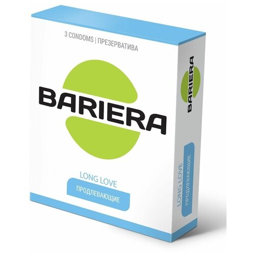 Продлевающие презервативы Bariera Long Love - 3 шт.