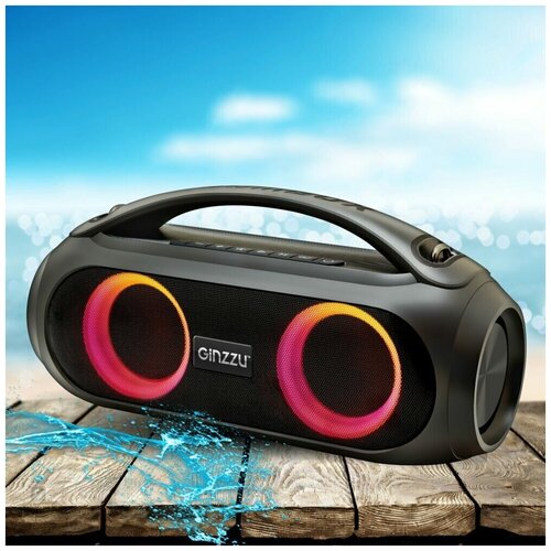 Портативная акустика Ginzzu GM-904 B 581500₽