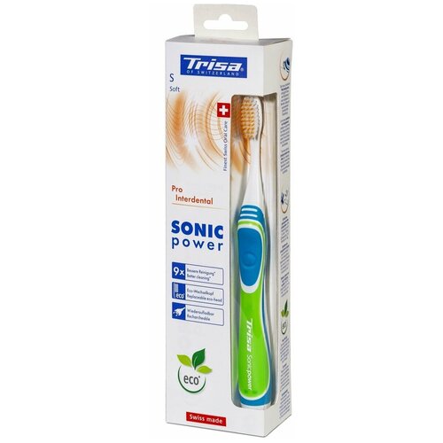 Электрическая зубная щетка Sonicpower akku (685828-Green)
