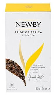 Чай черный Newby Pride of Africa в пакетиках, 25 пак. / черный пакетированный чай / Кенийский чай / Африканский - фотография № 6