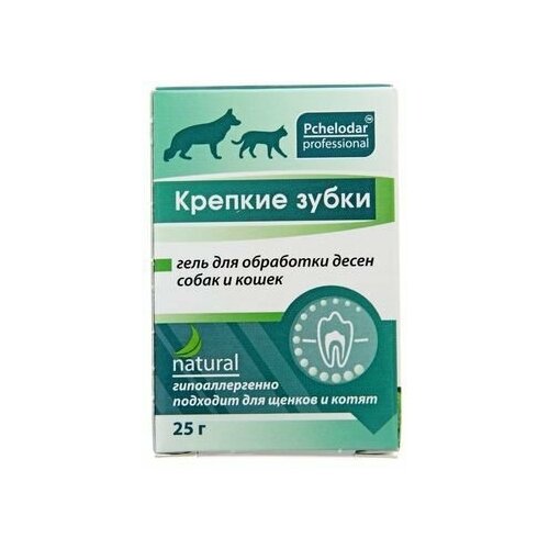 гель пчелодар крепкие зубки для обработки десен собак и кошек 25мл Пчелодар - Гель Крепкие зубки для обработки десен собак и кошек