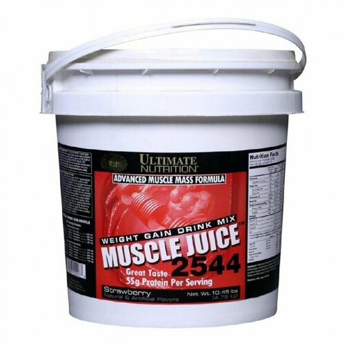 Гейнер Ultimate Nutrition Muscle Juice, 4750 гр, (клубника)