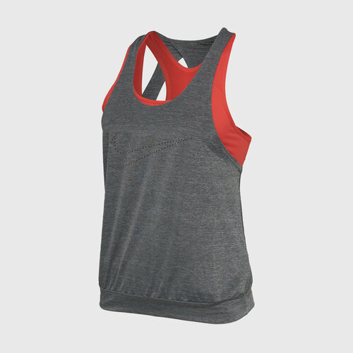 Майка NIKE Nike Tank Pro Inside, размер S, серый, красный