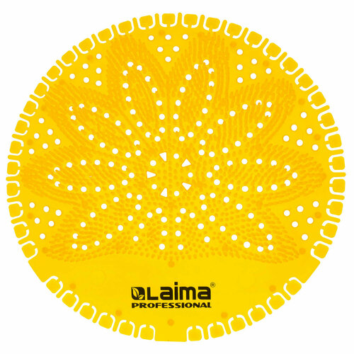 Упаковка 2 шт Дезодоратор коврик для писсуара желтый аромат Лимон LAIMA Professional на 30 дней 608898 1008₽