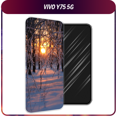 Силиконовый чехол на Vivo Y75 5G / Виво Y75 5G Зима 7 силиконовый чехол на vivo y75 5g виво y75 5g волшебный тигр