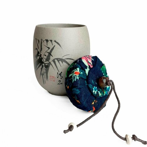 Чайница - Бамбук, керамика, 180 мл.