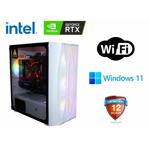 Мощный компьютер для игр/стрима/монтажа i5 12400F / 32Gb DDR4 / RTX 4060 8Gb GDDR6 / SSD M2 1Tb NVME / Windows 11 Pro