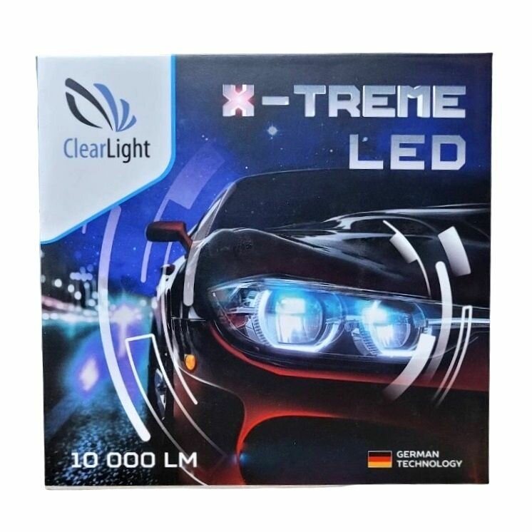 Комплект ламп LED Clearlight X-Treme HB3 10000 lm (2шт) 6000K — фото 1