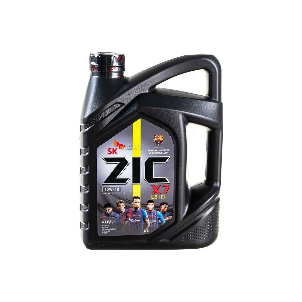 Масло моторное ZIC X7 LS 10W40 4 л