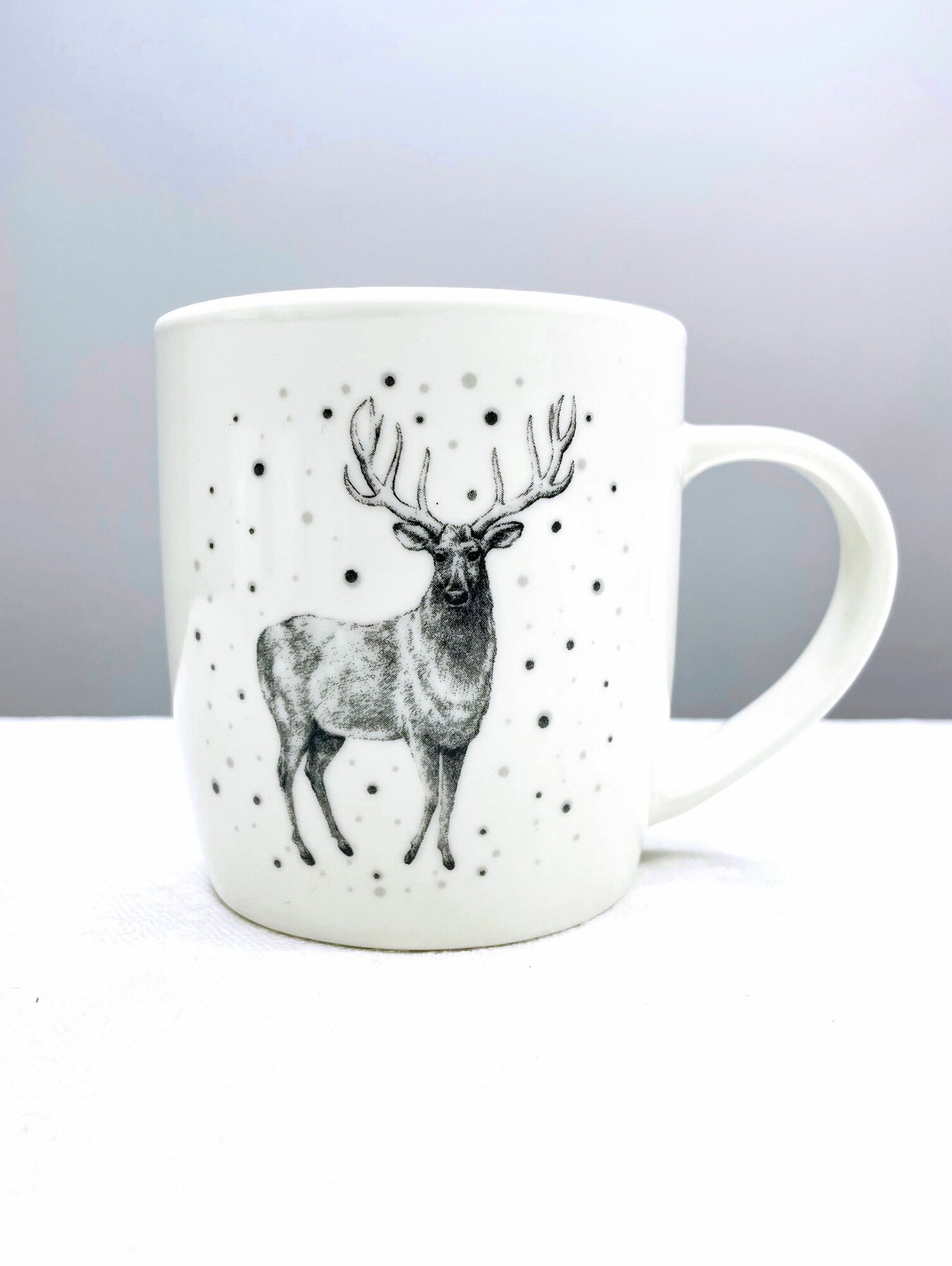 Кружка зимняя сказка, новогодняя, рождество, лес, олень, 350 мл, федерация, балая - 1 шт