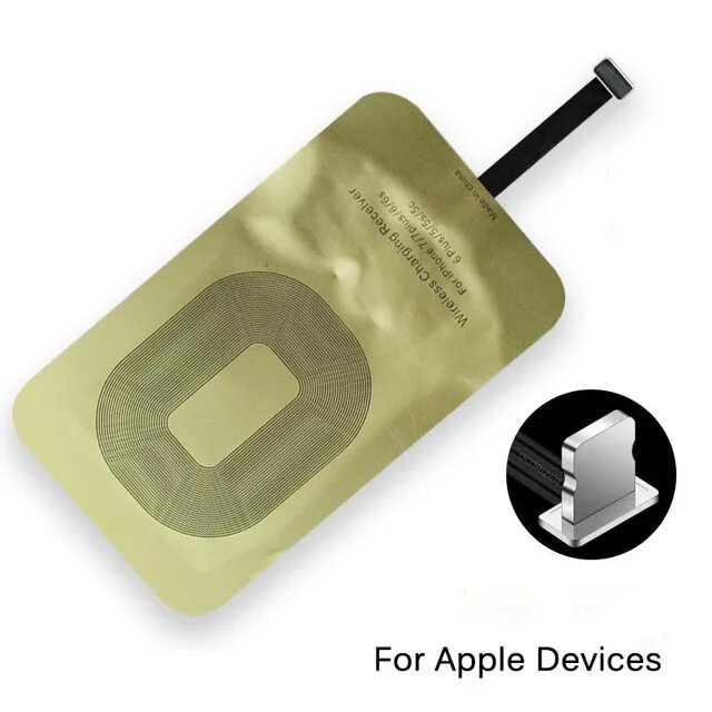 Катушка приемника беспроводной зарядки, 5 В, 1 А, Micro USB Тип C, универсальное беспроводное зарядное устройство, адаптер для Samsung, Huawei, iPhone, Xiaomi, For iPhone