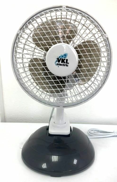 Вентилятор настольный VKL electric VTF-03 20Вт, 2режима, черный