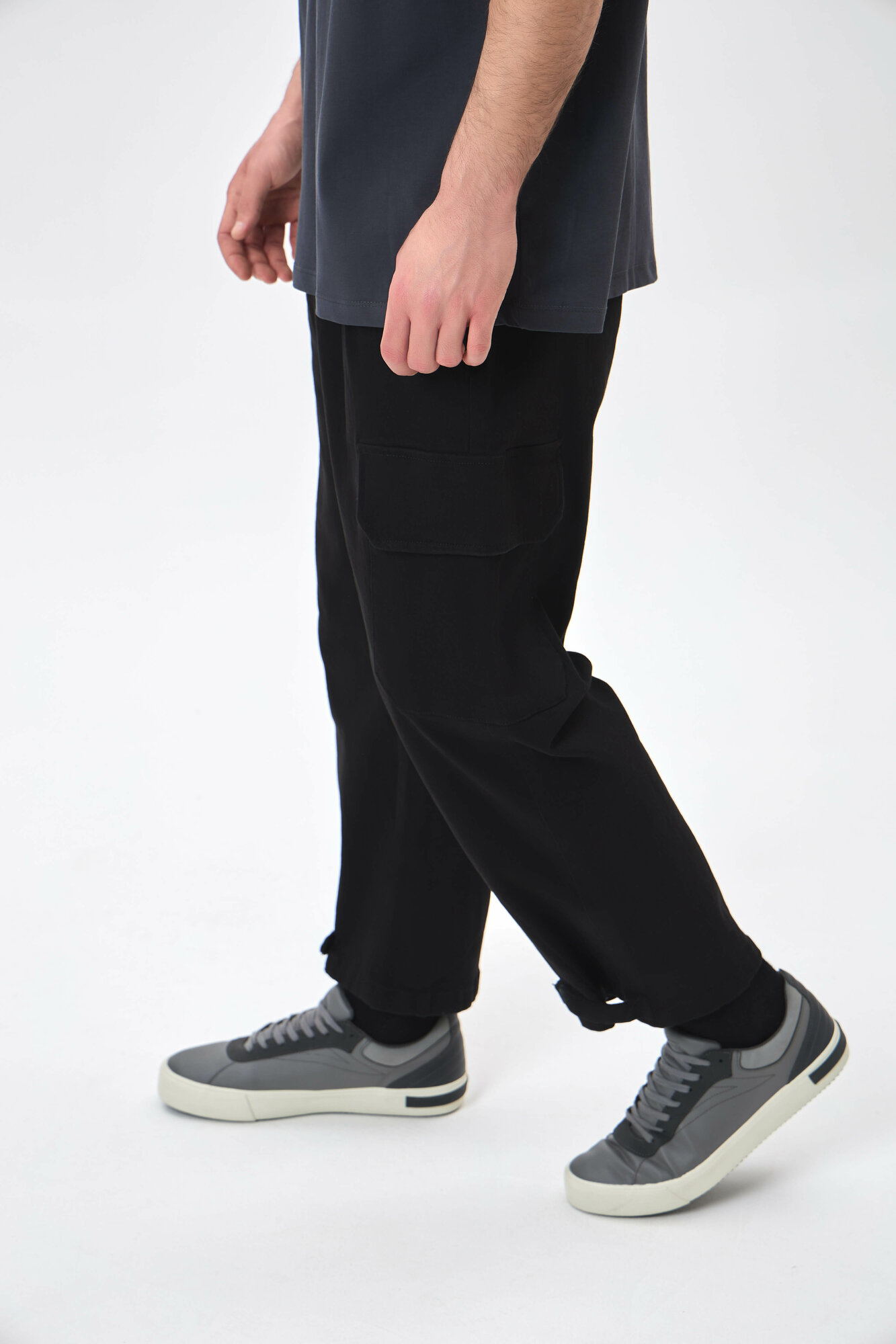 Брюки джоггеры TERRA PRO, размер 29, black — фото 1