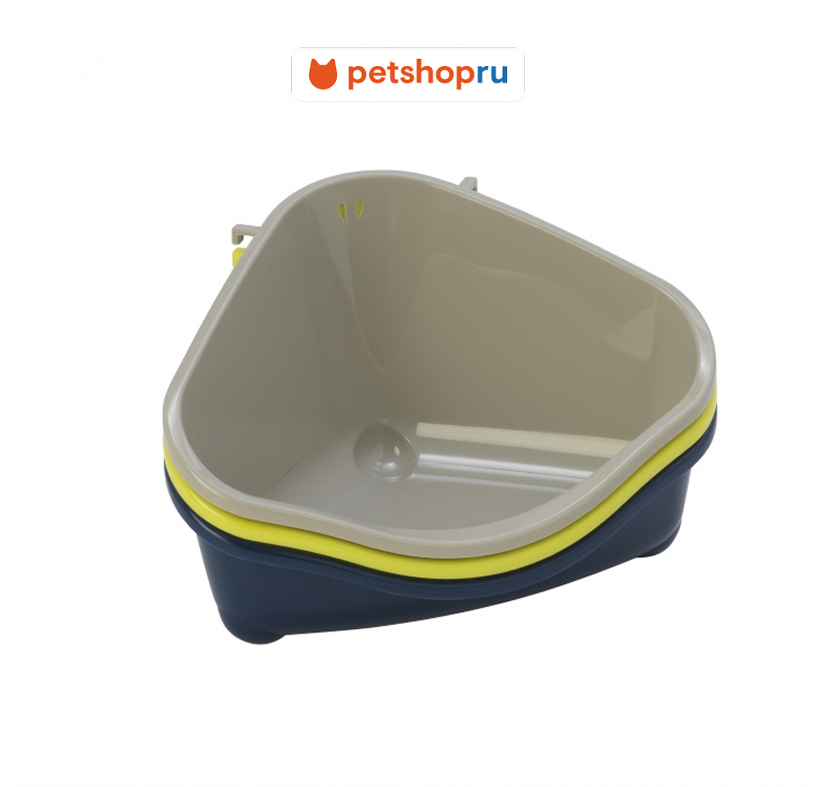 Moderna Туалет-лоток для грызунов угловой с рамкой corner+rim 18х14х10 (Бельгия)