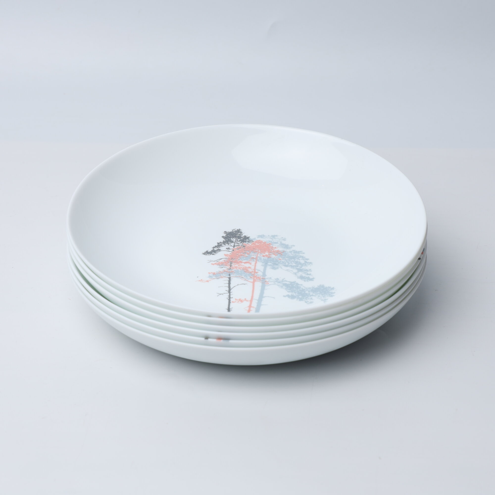 Asia Home (dinova saina) Тарелки Dinova Saina PINK 22,5 см 6pcs — фото 1