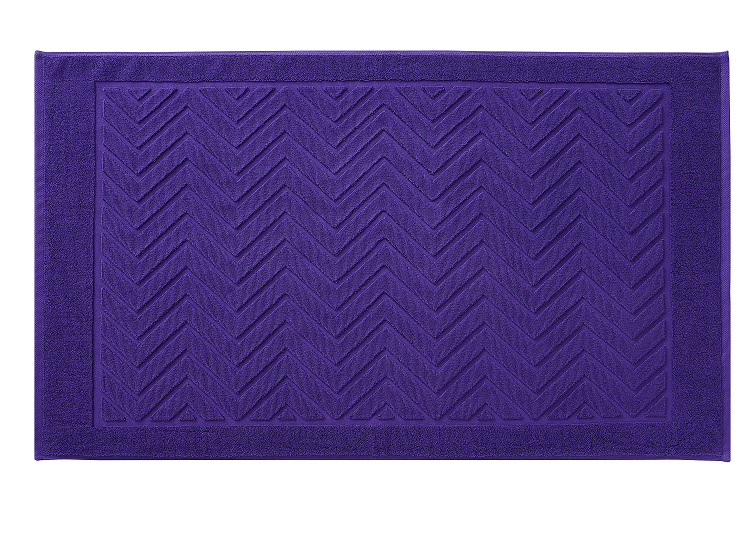 Коврик для ванной La Maison De Domitille Oxford Lavande хлопок быстро впитывающий 60x100см фиолетовый
