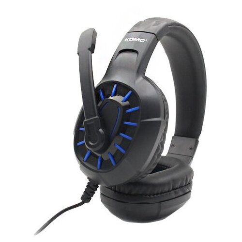 Наушники проводные KOMC C501 GAME головные черно-синий 124500₽