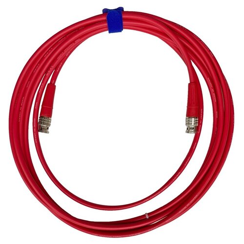 кабель коаксиальный bnc bnc gs pro 12g sdi bnc bnc mob red 1 0m Кабель коаксиальный BNC - BNC GS-PRO 12G SDI BNC-BNC mob red 10.0m