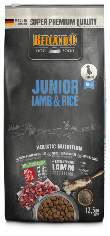 Belcando Сухой корм Belcando Junior Lamb & Rice ягненок и рис для собак 12,5 кг