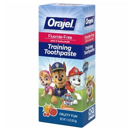 Orajel Toddler Training Toothpaste Paw Patrol зубная паста щенячий патруль фруктовая 42,5 гр.