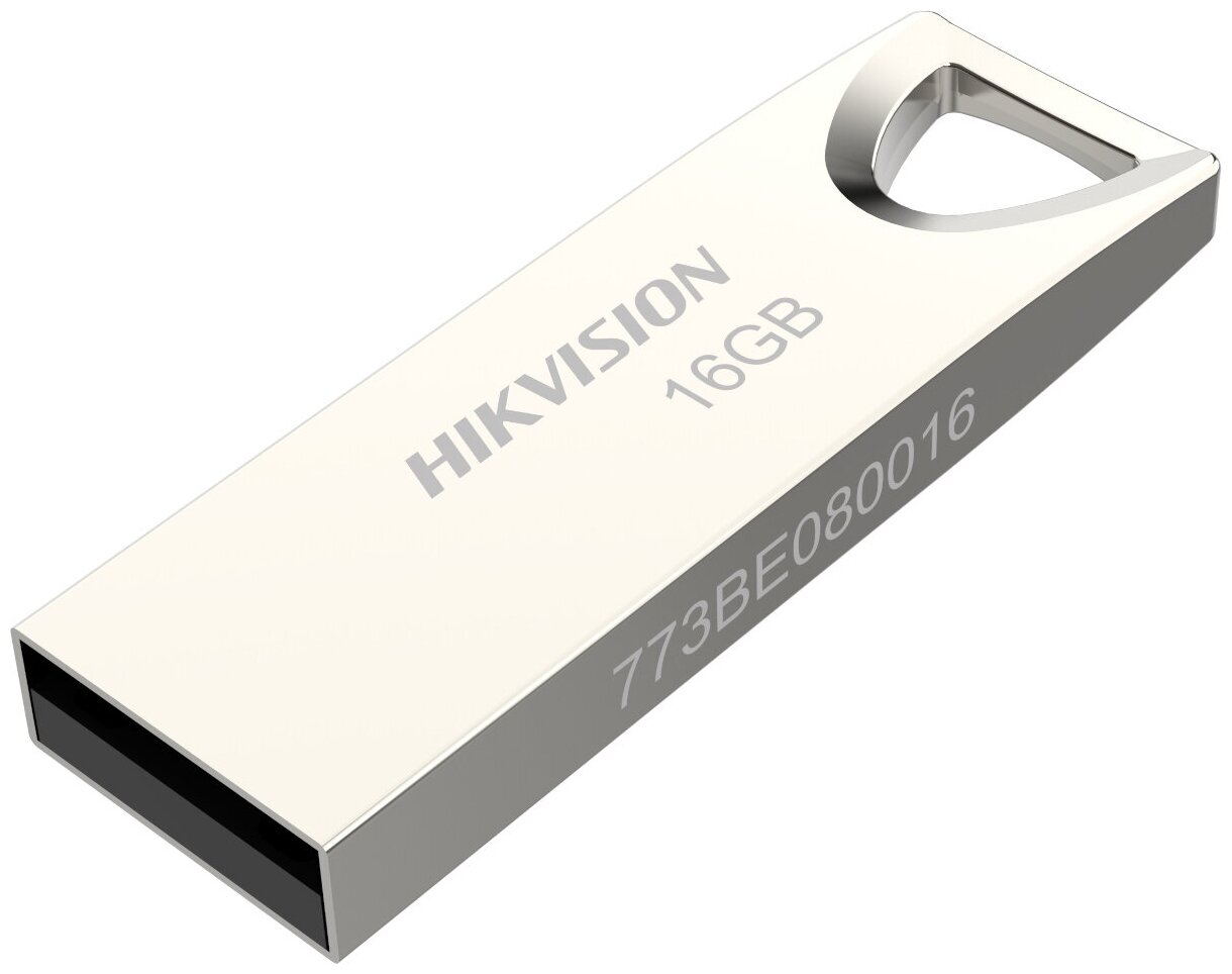 Флешка HIKVision HS-USB-M200(STD)/32G/EN 32Gb (HS-USB-M200(STD)/32G/EN), USB2.0, плоский металлический корпус