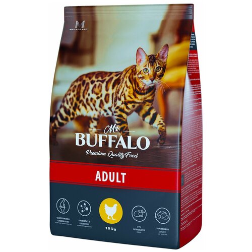 Mr.Buffalo ADULT курица для кошек, 10кг