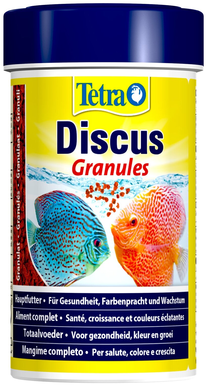 TETRA DISCUS GRANULES корм гранулы для дискусов (100 мл) - фотография № 1