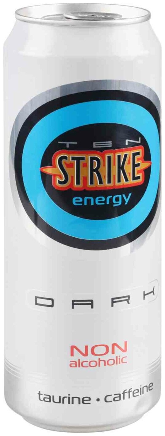 Энергетический напиток Ten Strike Dark, 0.45 л - фотография № 2