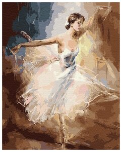Фото Картина по номерам ВанГогВоМне ZX 22383 Балерина в танце 40х50 см
