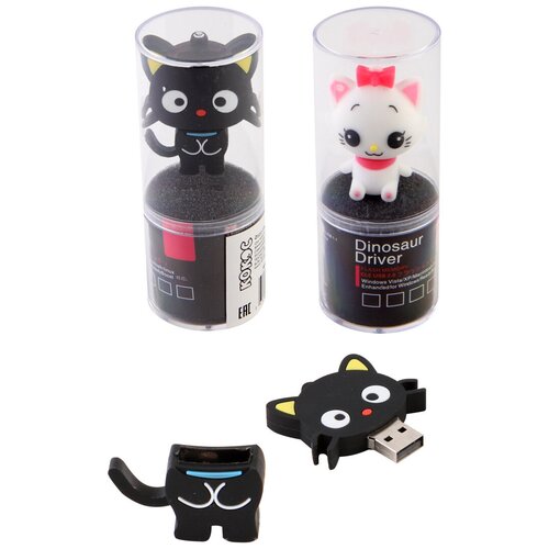 Флеш-память USB 16 Gb 211558 кокос Cat ассорти 3 вида - 1 шт.