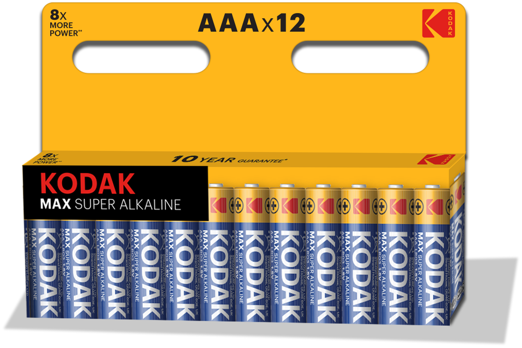 Батарейки Kodak LR03-12BL MAX SUPER Alkaline [K3A-12] арт. Б0008960 (12 шт.)