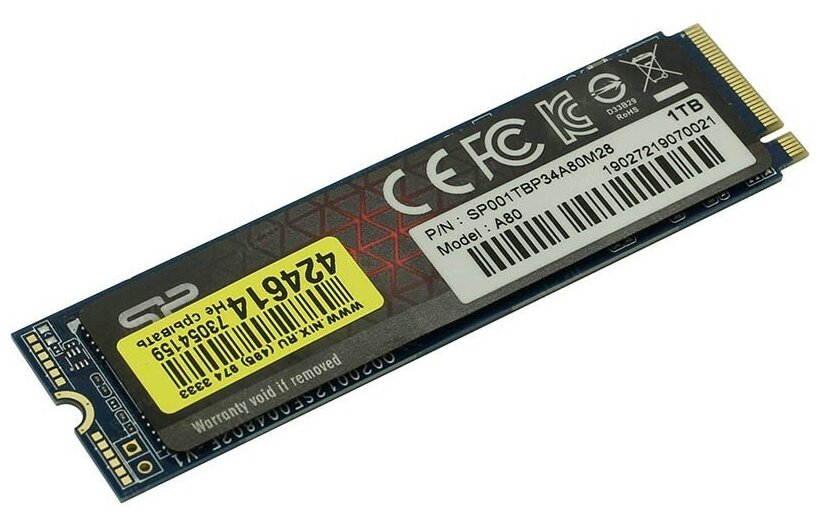 SSD накопитель SILICON POWER M-Series 1Тб, M.2 2280, PCI-E x4, NVMe - фото №18