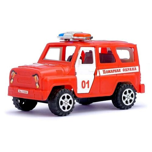 Машина инерционная «Пожарная охрана», с открывающимися дверьми машина инерционная пожарная охрана с открывающимися дверьми