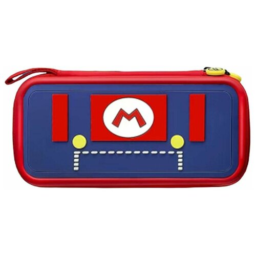 Чехол-сумка Mario Overalls (Switch/Switch OLED) защитный чехол в стиле super mario от maxgames для nintendo switch oled jp