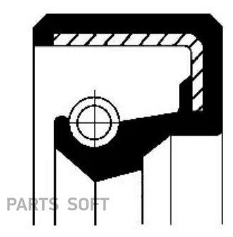 CORTECO 19019974B Сальник дифференциала