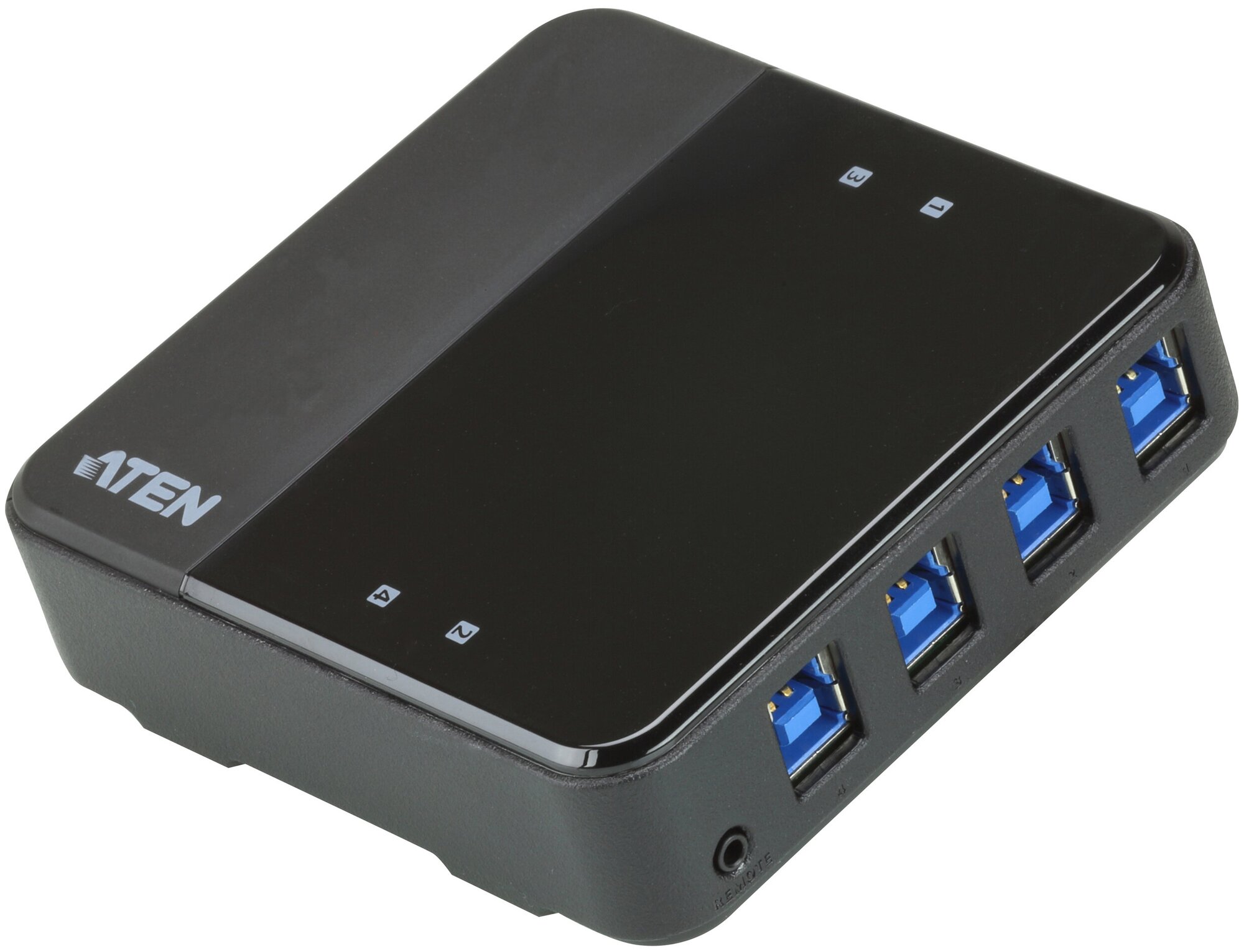 USB Переключатель ATEN US434 / US434-AT 4-портовый USB 3.0 коммутатор для 4 периферийн. ATEN US434-AT